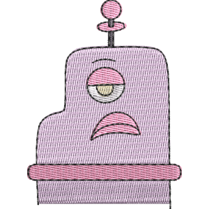 Toll Gate Alien Wow! Wow! Wubbzy! Free Machine Embroidery Design