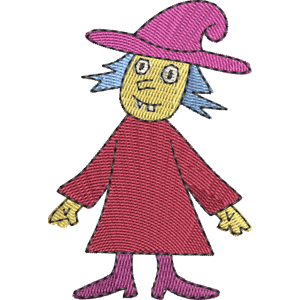 Mrs. Witch Didou Free Machine Embroidery Design