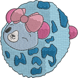 Dabba the Polar Bear Pikmi Pops Free Machine Embroidery Design