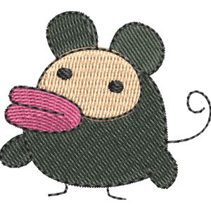 Nezutchi Tamagotchi Free Machine Embroidery Design