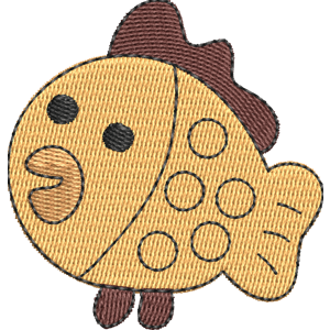 Monatototchi Tamagotchi Free Machine Embroidery Design