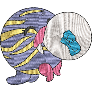 Kile the Walrus Pikmi Pops Free Machine Embroidery Design