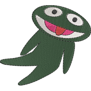 Clyde Frog South Park Free Machine Embroidery Design