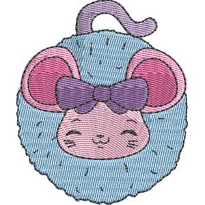 Cheesin the Mouse Pikmi Pops Free Machine Embroidery Design