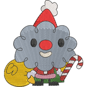 Kringle Moshi Monsters Free Coloring Page for Kids