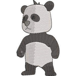 Panda Bear Stumble Guys Free Coloring Page for Kids