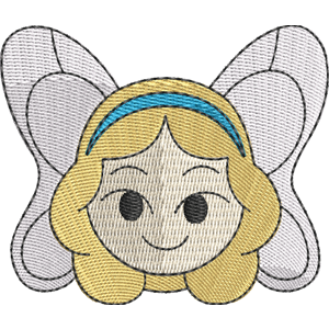 Blue Fairy Disney Emoji Blitz Free Machine Embroidery Design