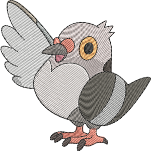 Pidove Pokemon Free Coloring Page for Kids