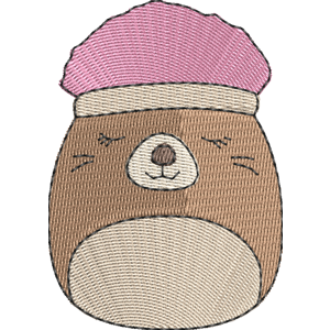 Bristol the Beaver Squishmallows Free Machine Embroidery Design