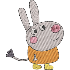 Didier Donkey Peppa Pig Free Coloring Page for Kids