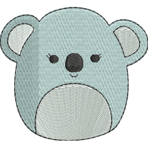 Coco the Koala Squishmallows Free Machine Embroidery Design