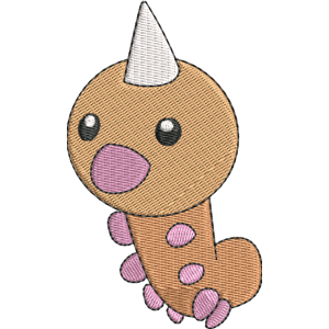 Weedle 1 Pokemon Free Coloring Page for Kids