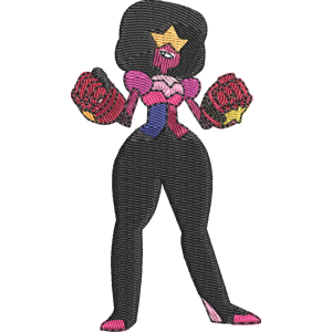 Garnet OK K.O.! Let's Be Heroes Free Machine Embroidery Design