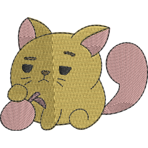 Bitterkit the Cat Pikmi Pops Free Machine Embroidery Design