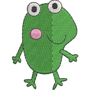 Frog Peppa Pig Free Machine Embroidery Design