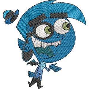 Anti Cosmo Fairly Odd Parents Free Machine Embroidery Design