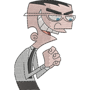 Denzel Crocker Fairly Odd Parents Free Machine Embroidery Design