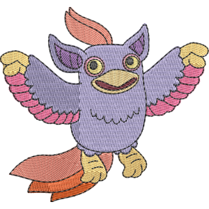 Tweedle My Singing Monsters Free Machine Embroidery Design