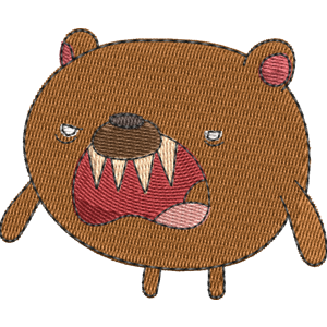 Giant Bear Adventure Time Free Machine Embroidery Design