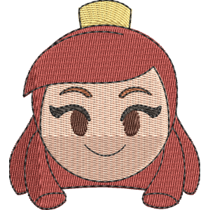 Anastasia Disney Emoji Blitz Free Machine Embroidery Design