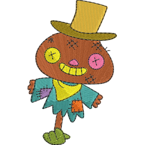 Scarecrow Moshi Monsters Free Coloring Page for Kids