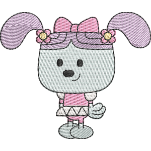 Daizy Wow! Wow! Wubbzy! Free Machine Embroidery Design