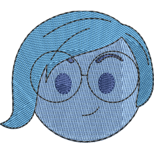 Sadness Disney Emoji Blitz Free Machine Embroidery Design