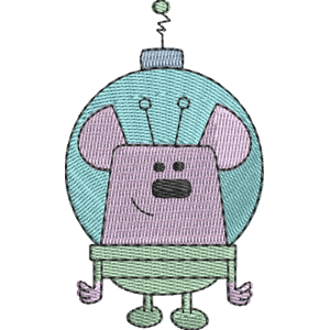 Small Purple Aliens Wow! Wow! Wubbzy! Free Machine Embroidery Design