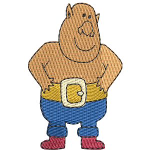 Hector the Ogre Didou Free Machine Embroidery Design