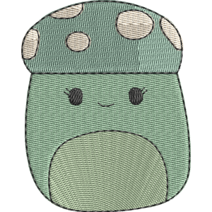 Bo Lynn the Mushroom Squishmallows Free Machine Embroidery Design