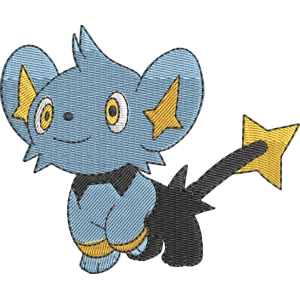 Shinx Pokemon Free Coloring Page for Kids