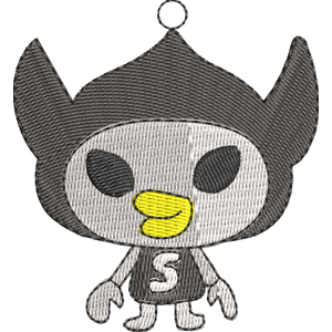 Spacytchi Tamagotchi Free Machine Embroidery Design