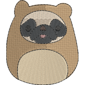 Dally the Pug Squishmallows Free Machine Embroidery Design