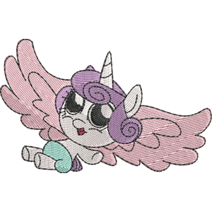 Flurry Heart My Little Pony Friendship Is Magic Free Coloring Page for Kids