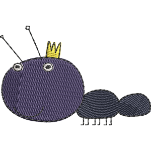 Queen Ant Ben & Holly's Little Kingdom Free Machine Embroidery Design