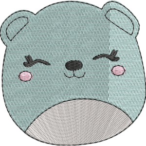 Bliss the Bear Squishmallows Free Machine Embroidery Design