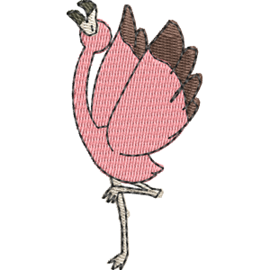 Flamingos Tish Tash Free Machine Embroidery Design