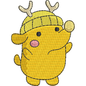 Yellownosetchi Tamagotchi Free Machine Embroidery Design