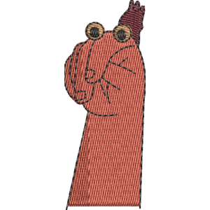 Nightmare chicken Oobi Free Machine Embroidery Design