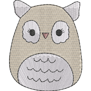 Britta the Owl Squishmallows Free Machine Embroidery Design