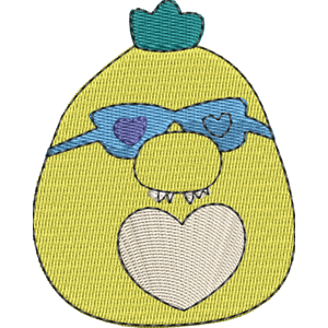 Ari the Dinosaur Squishmallows Free Machine Embroidery Design