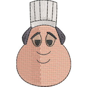 Auguste Gusteau Disney Emoji Blitz Free Machine Embroidery Design