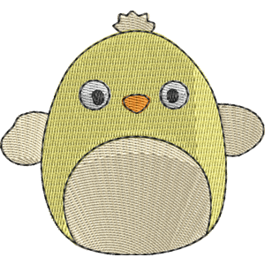 Aimee the Chick Squishmallows Free Machine Embroidery Design