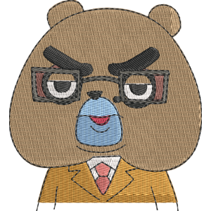 Tanuki Aggretsuko Free Machine Embroidery Design