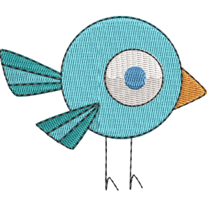 Birdy Bird Wow! Wow! Wubbzy! Free Machine Embroidery Design