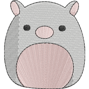 Bessa the Pig Squishmallows Free Machine Embroidery Design