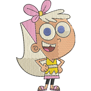 Chloe Carmichae Fairly Odd Parents Free Machine Embroidery Design