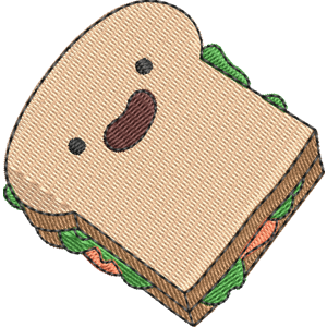 Ham Sandwich Adventure Time Free Machine Embroidery Design