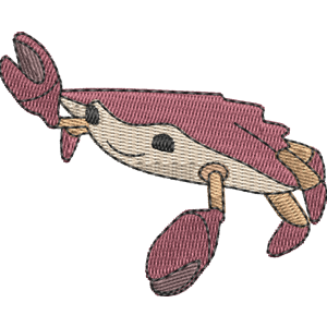 Red Rock Crabs Octonauts Free Machine Embroidery Design