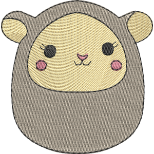 Beatrice the Lamb Squishmallows Free Machine Embroidery Design